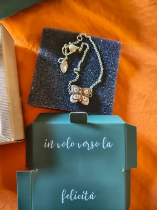 Bracciale Thun Farfalla Beige e Oro