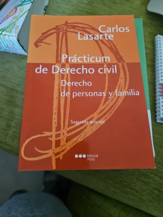 Prácticum de Derecho civil. Derecho de personas...