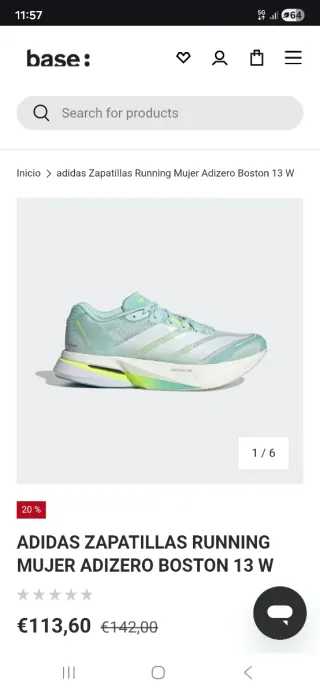 Adidas Adizero Boston 13 Talla 38-2/3