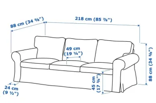 Funda sofá EKTORP beige IKEA