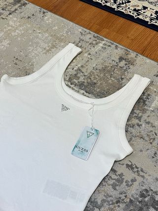 Canottiera Guess Bianca Taglia XL