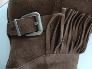 Botines Pedro Miralles flecos hebilla marrón 38