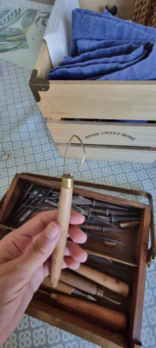 Lote herramientas antiguas talla y grabado