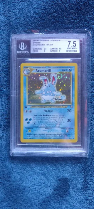 Azumarill Neo Génesis Primera Edición Español 7.5