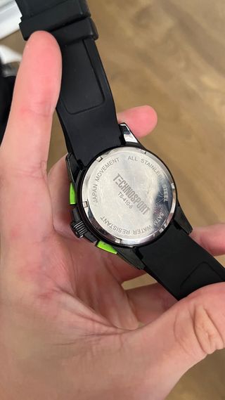 Reloj TechnoSport Negro y Verde