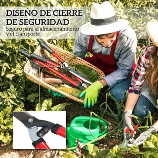 Set Jardinería 3 Piezas Tijeras Podar