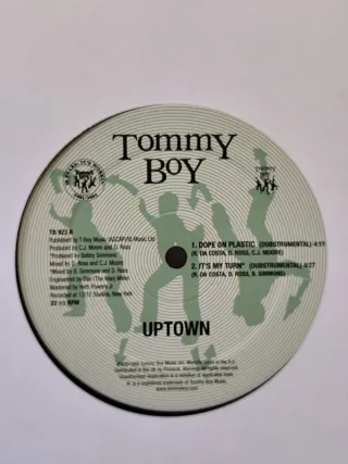 Vinilo Uptown - Dope On Plastic / It's My Turn