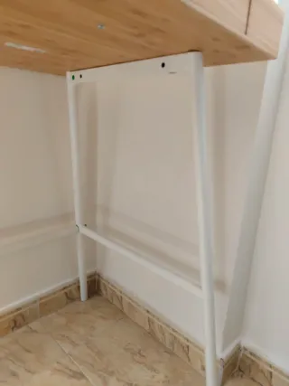 Escritorio  LILLÅSEN Desk, bamboo, 102x49 cm