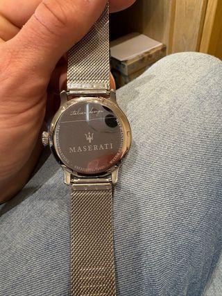 Reloj Maserati Malla Acero Negro
