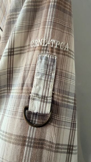 Vestido Cuadros Coronel Tapioca Beige/Marrón