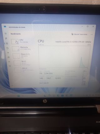 HP Pavilion i5-4200U 8GB SSD 120GB W11