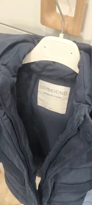 Giacca invernale bambino blu 8anni
