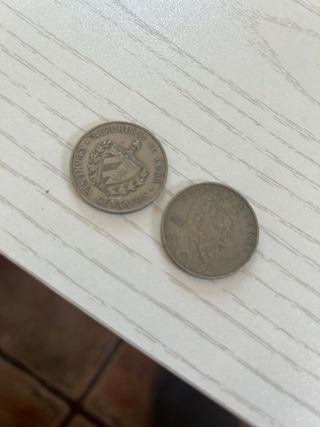 Moneda Cubana 40 centavos 1962 Patria o Muerte