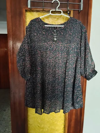 Lotte Blusa verde olivo talla XL