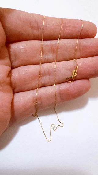 Collana veneziana in oro giallo 18kt 750 lucida