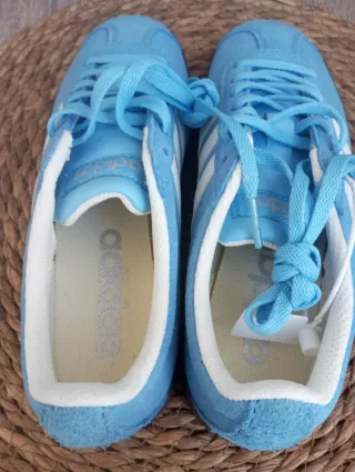 Zapatillas Adidas VL Court 2.0 Azul Talla 36.5