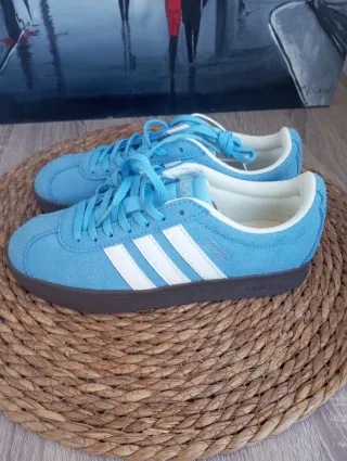 Zapatillas Adidas VL Court 2.0 Azul Talla 36.5