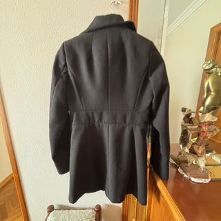 Abrigo Stradivarius Negro Talla S