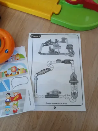 2 set Pista de coches Tuc Tuc Bólidos + mandos