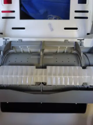 Portarrollos industrial blanco