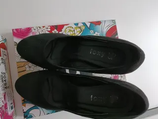 Zapatos tacón negros Foxy Up plataforma