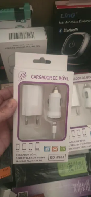 Lote 3 Cargador Móvil Gjh 1A Compatible iPhone