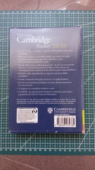 Diccionario Bilingüe Cambridge Spanish-English ...