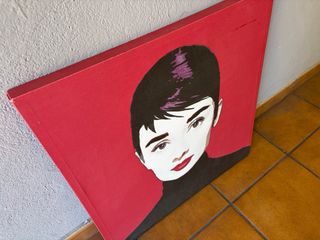 Cuadro Audrey Hepburn Vintage