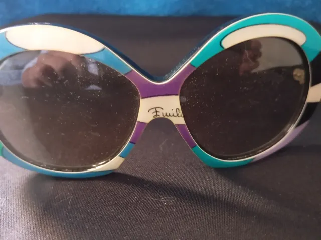 Emilio pucci gafas de sol retro de época