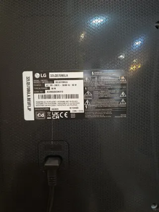Televisor LG Negro 32 pulgadas