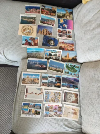 Lote Postales Mundo a 0'5 la unidad