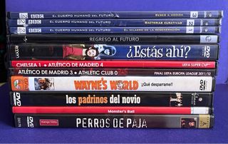 Lote 11 DVDs: Películas y Documentales