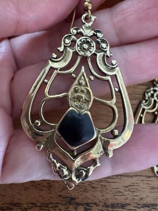 Pendientes Art Nouveau Artesanales