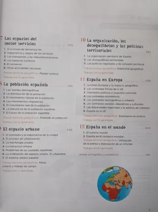 Geografía 2 bachillerato Anaya