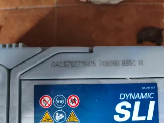 Batería Varta G8 95Ah 830A SLI