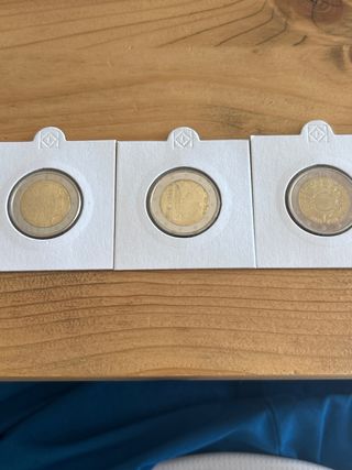 3 Monedas 2 Euros Finlandia SC