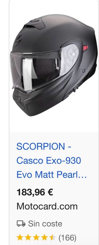 Casco Scorpion EXO 920 EVO XL Negro