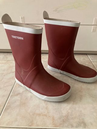 Botas de agua Tretorn rojas talla 38