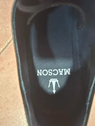 Zapatos de vestir Macson negros talla 45