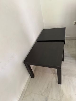 2 Mesitas Auxiliares Negras