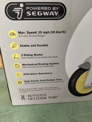 PATINETE ELECTRICO SEGWAY KICKSCOOTER C8