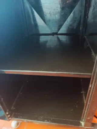 Horno de gas negro