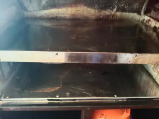 Horno de gas negro