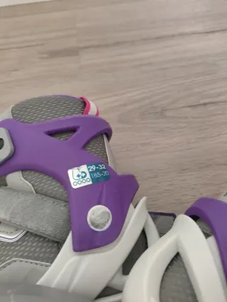 Patines Oxelo niña T.29-32 + protecciones