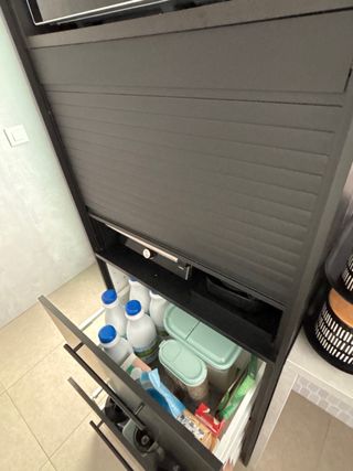 Torre cocina modular negra Ikea