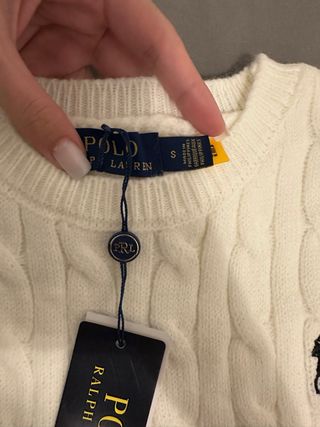Polo Ralph Lauren Malha Tricô Branca