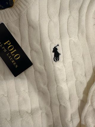 Polo Ralph Lauren Malha Tricô Branca