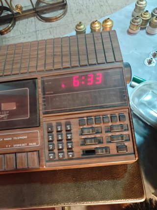 Teléfono Radio Casette ONYX. FUNCIONA.