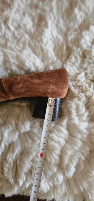Zapatos Dibia Ante Marrón con Lazo