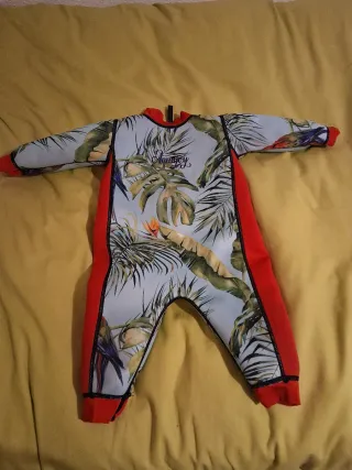Traje de neopreno Warmy para bebé,reversible.